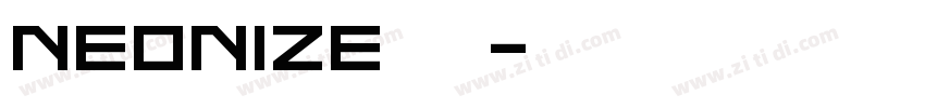 Neonize 常规字体转换